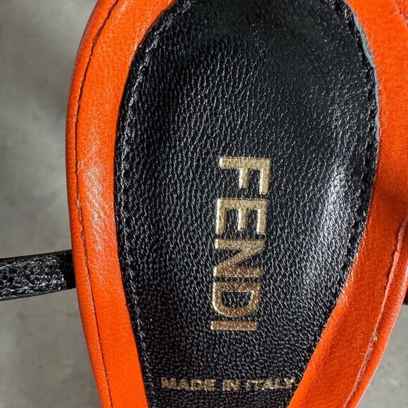Fendi Women's Multicolor Strappy Heels - Picture 6 of 8